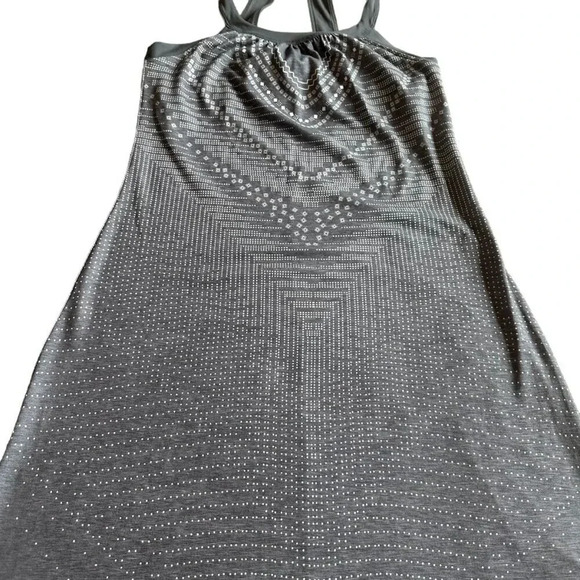 Prana Cantine Stretch Dress Geometric Grey Active Outdoor Size Small Women's - Picture 5 of 10
